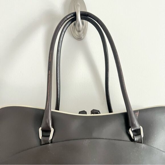 Prada Enameled Metal Triangle Shoulder Bag Vintage - Picture 11 of 15